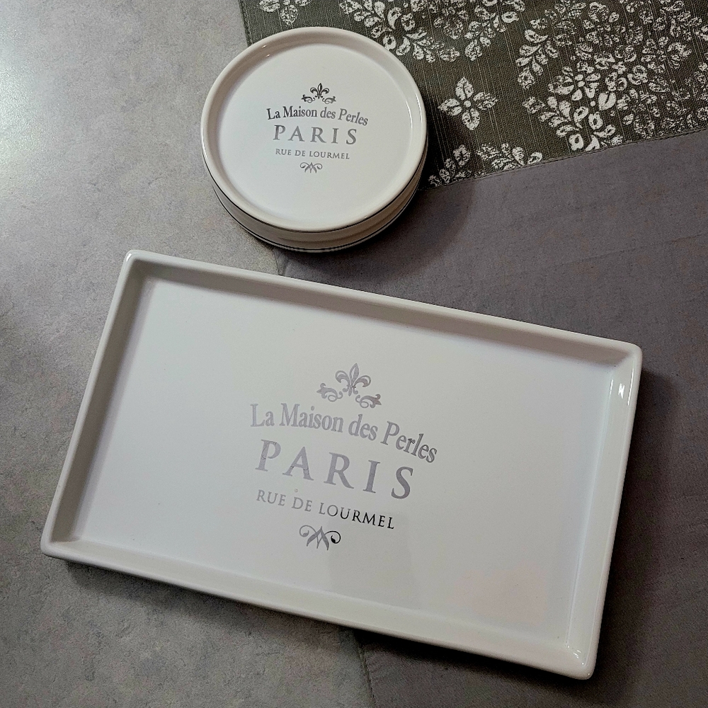 Paris trinket trays jewelry holders decor